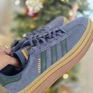 Adidas Gazelle Men's Sneakers - Blue and Green